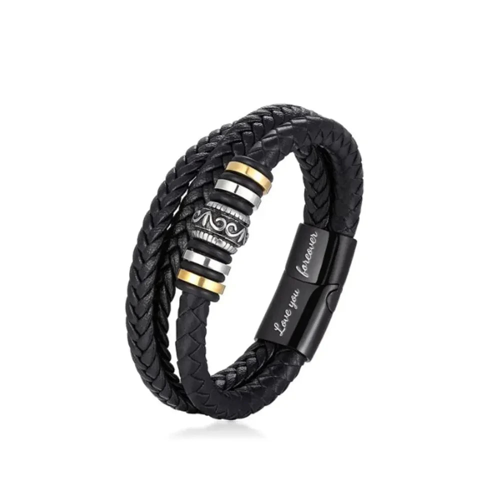 Son’s SteelCore Leather Bracelet