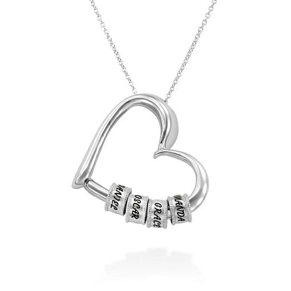 Family's Love Engraved Pendant with LED Gift Box