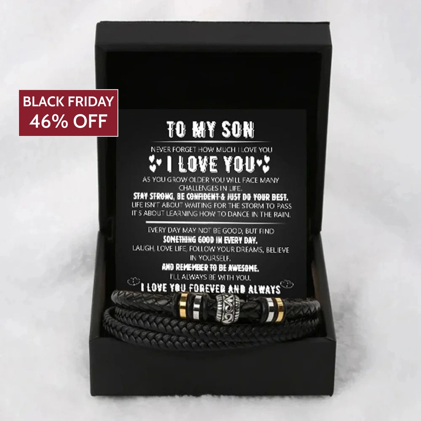 Son’s SteelCore Leather Bracelet