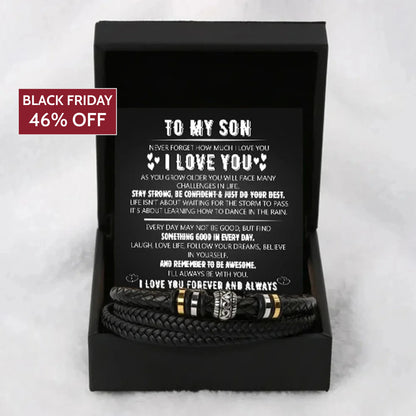 Son’s SteelCore Leather Bracelet