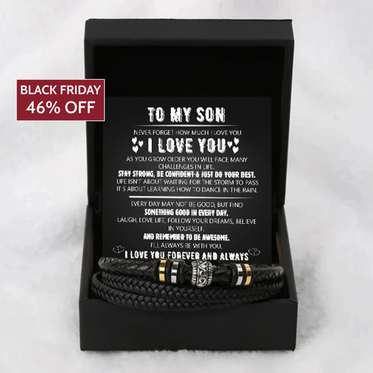 Son’s SteelCore Leather Bracelet