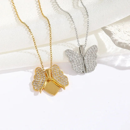 Daughter’s Butterfly Locket Necklace