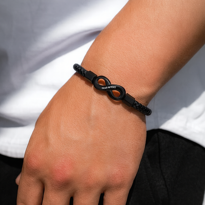 To My Man Infinity Personalised Bracelet