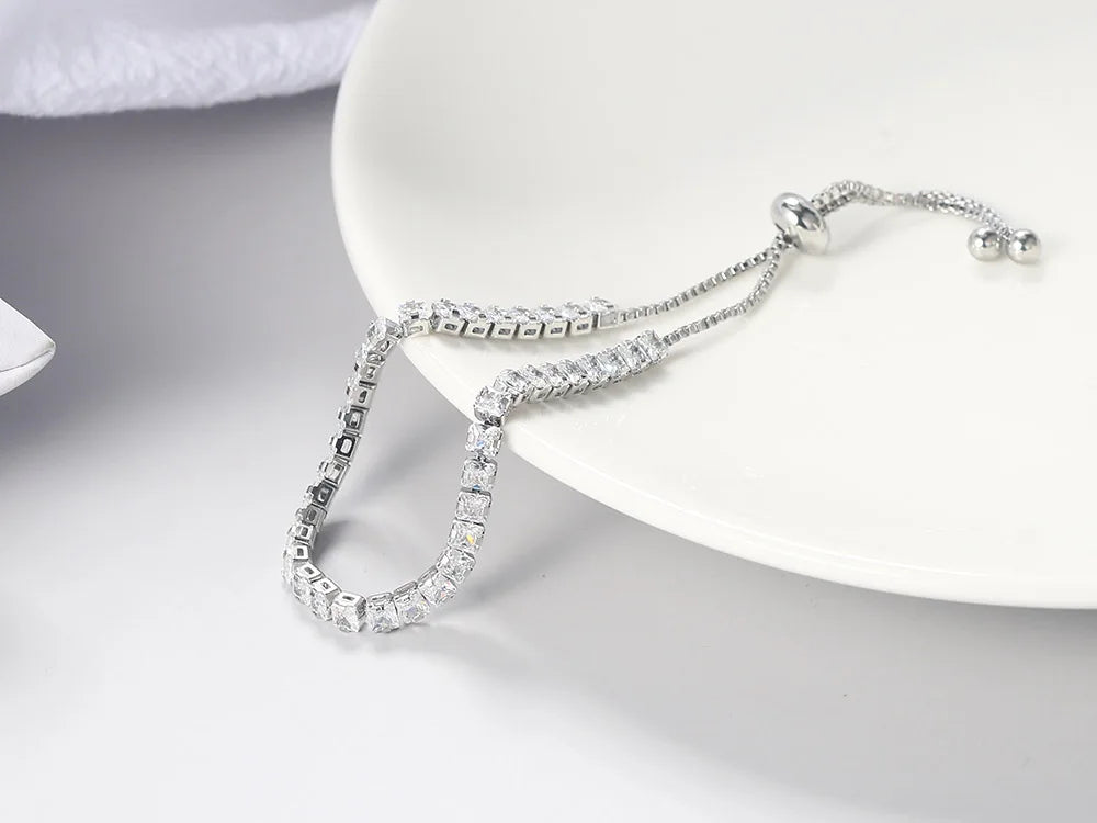 Tennis Bracelet - Adjustable