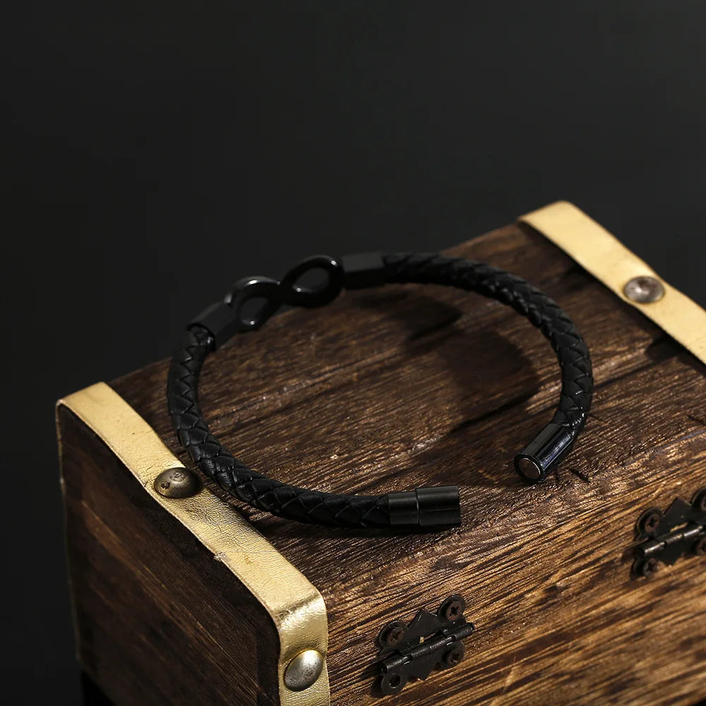 To My Man Infinity Personalised Bracelet