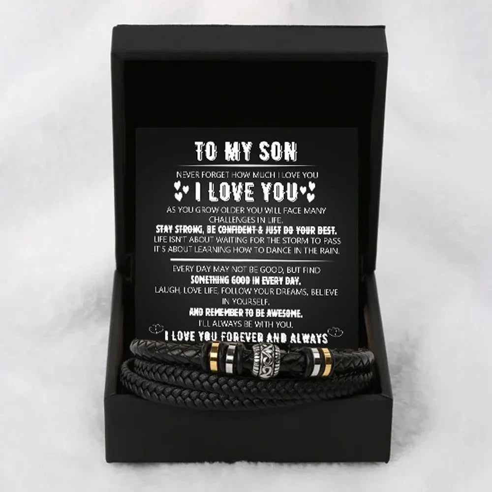 Son’s SteelCore Leather Bracelet