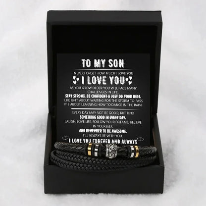 Son’s SteelCore Leather Bracelet